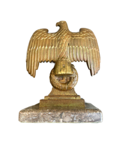 WW2 German Third Reich Bronze Eagle From Dachau Concentration Camp In 1945
