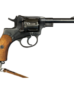 WW2 1940 Russian M1895 Nagant ZHO Revolver with Holster Rig (Original)