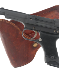 WW2 Imperial Japanese 1943 Nagoya Type 94 Matching 8mm Nambu Pistol With Holster & 2 Matching Magazines (Original)